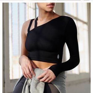 Free People Movement Cold Shoulder Crop